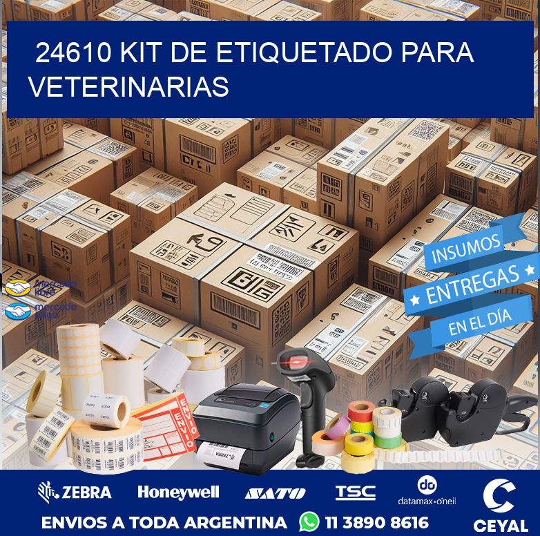 24610 KIT DE ETIQUETADO PARA VETERINARIAS
