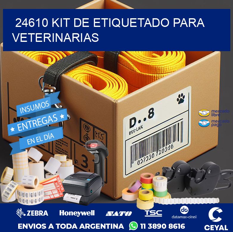 24610 KIT DE ETIQUETADO PARA VETERINARIAS