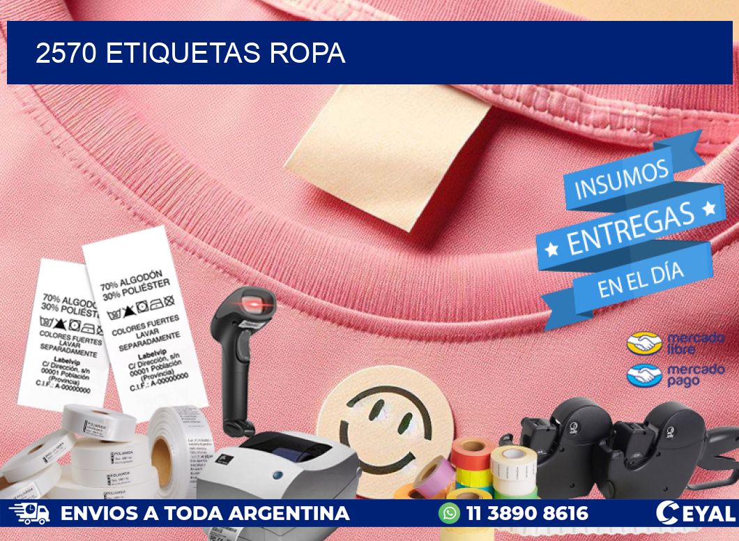 2570 ETIQUETAS ROPA