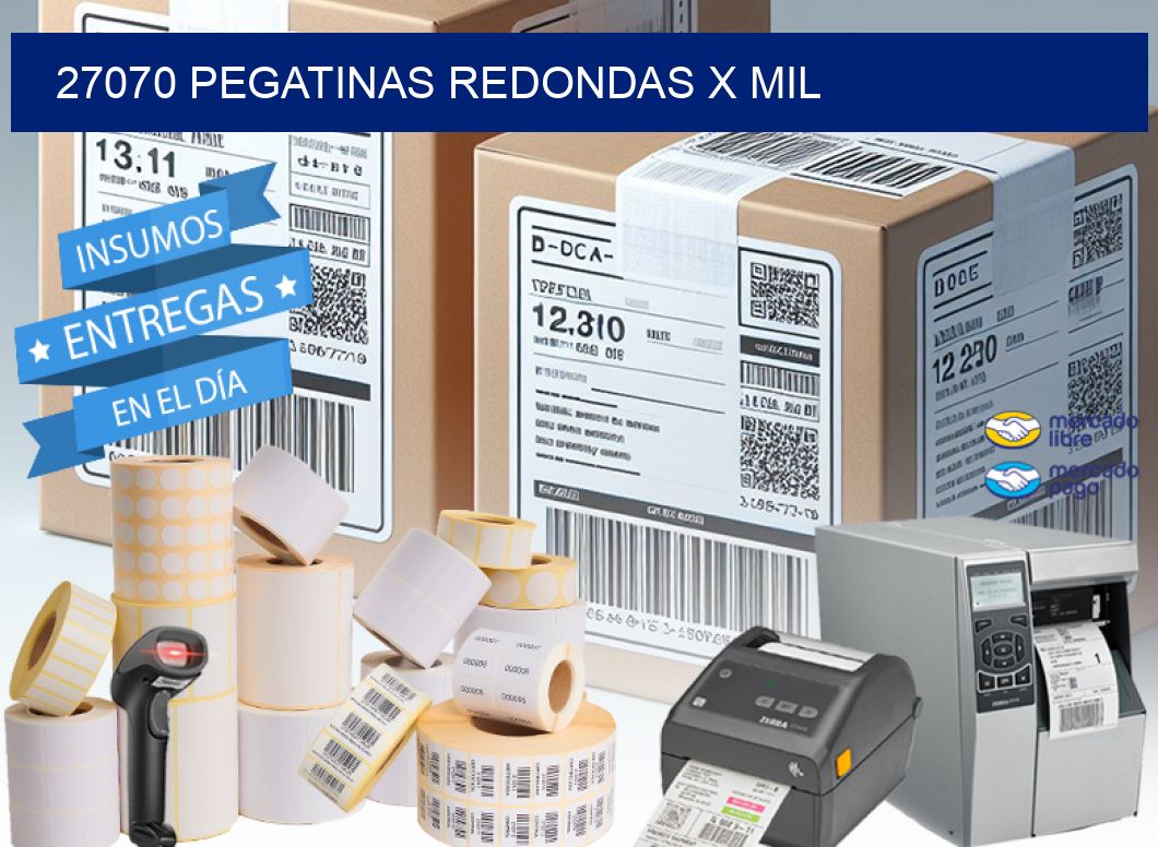 27070 PEGATINAS REDONDAS X MIL