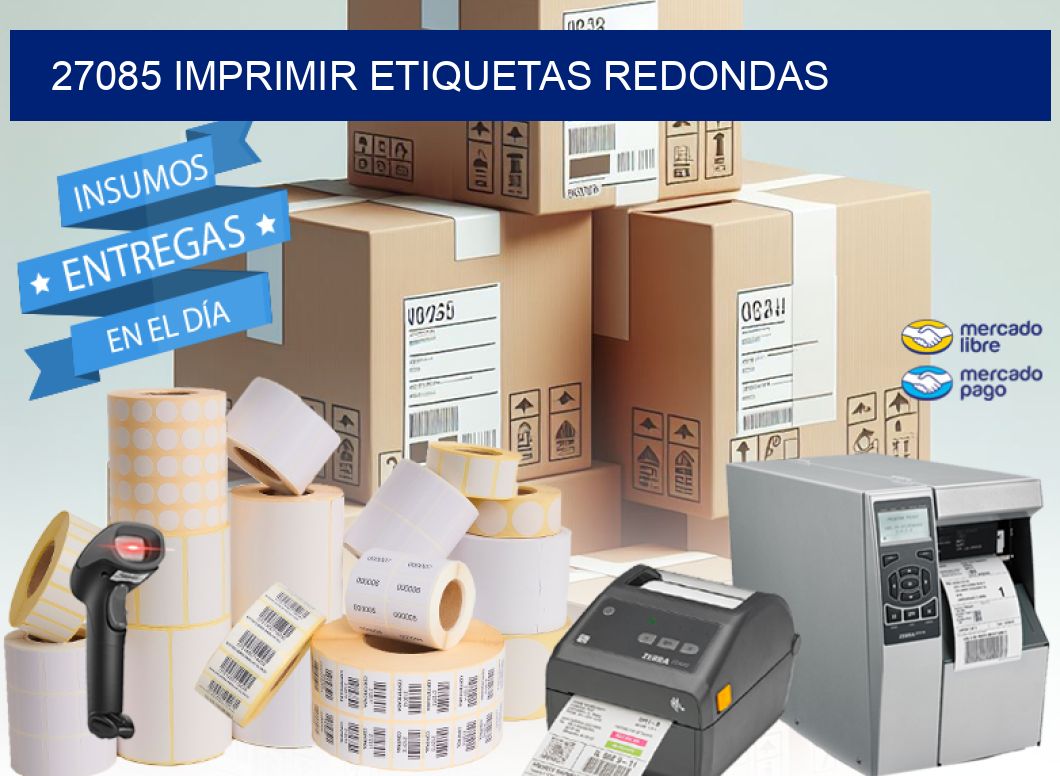 27085 IMPRIMIR ETIQUETAS REDONDAS