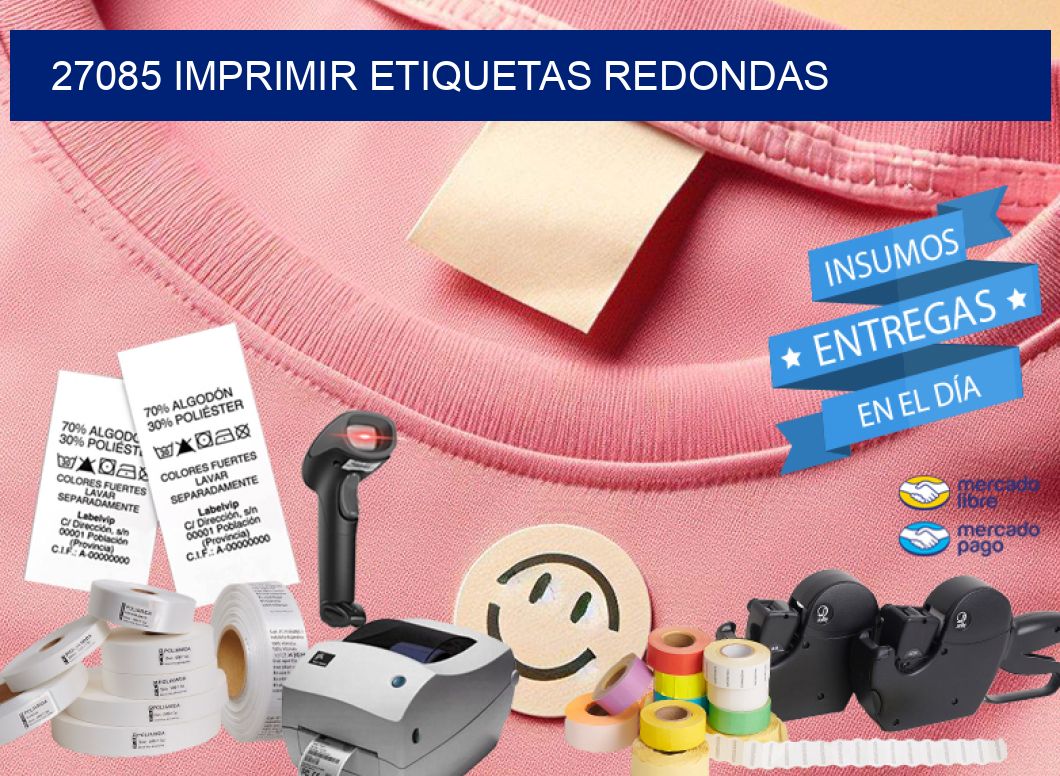27085 IMPRIMIR ETIQUETAS REDONDAS