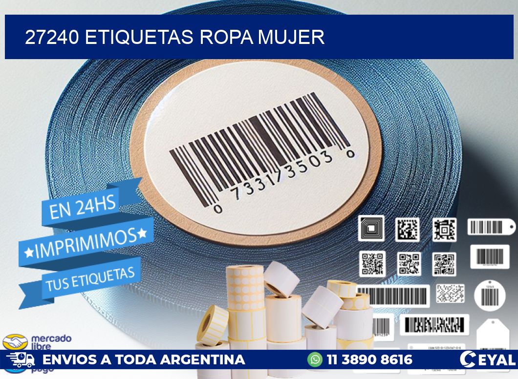27240 ETIQUETAS ROPA MUJER