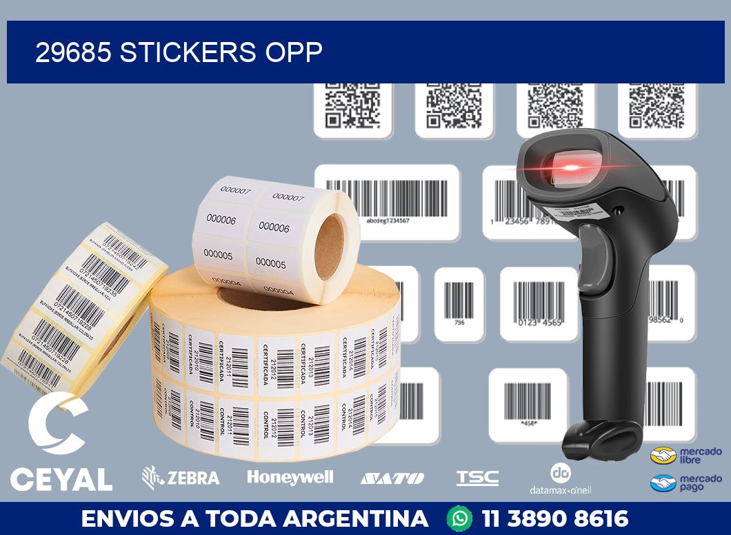 29685 STICKERS OPP