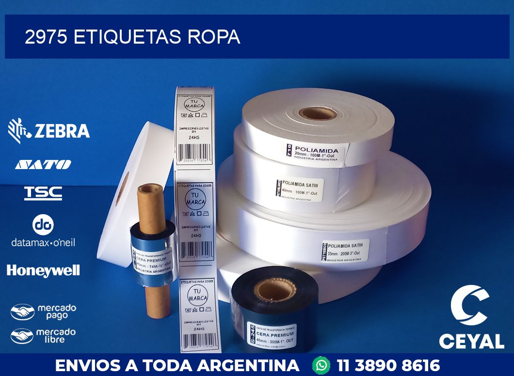 2975 ETIQUETAS ROPA