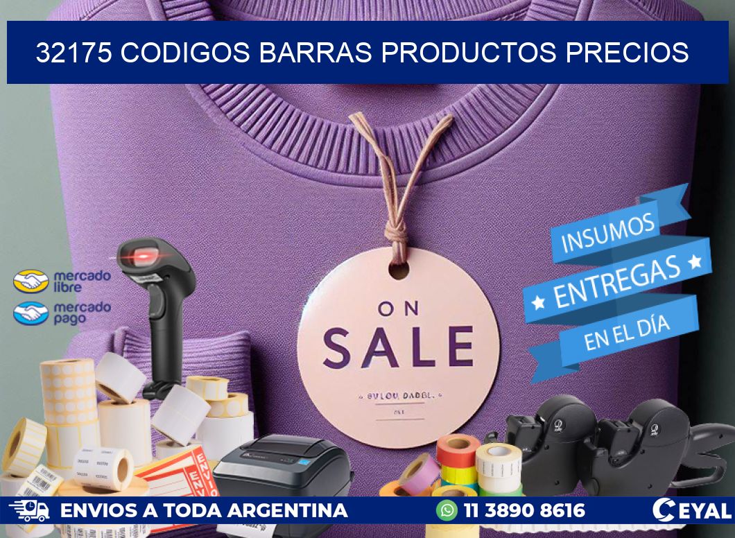 32175 CODIGOS BARRAS PRODUCTOS PRECIOS