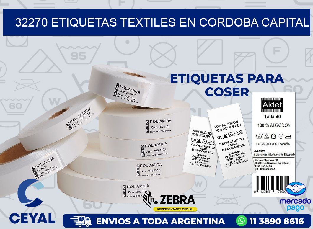 32270 ETIQUETAS TEXTILES EN CORDOBA CAPITAL