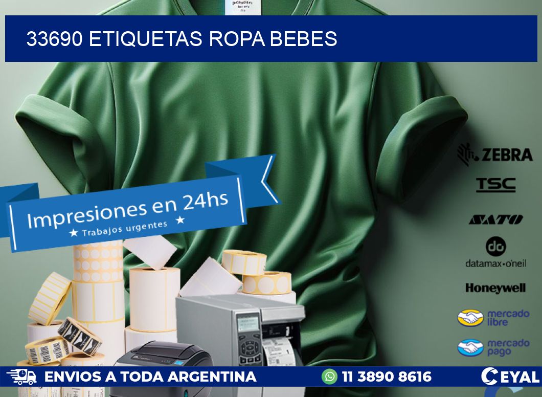 33690 ETIQUETAS ROPA BEBES