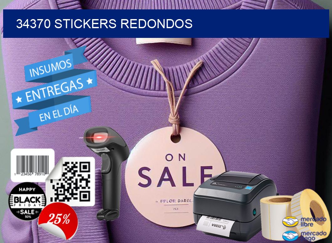 34370 STICKERS REDONDOS