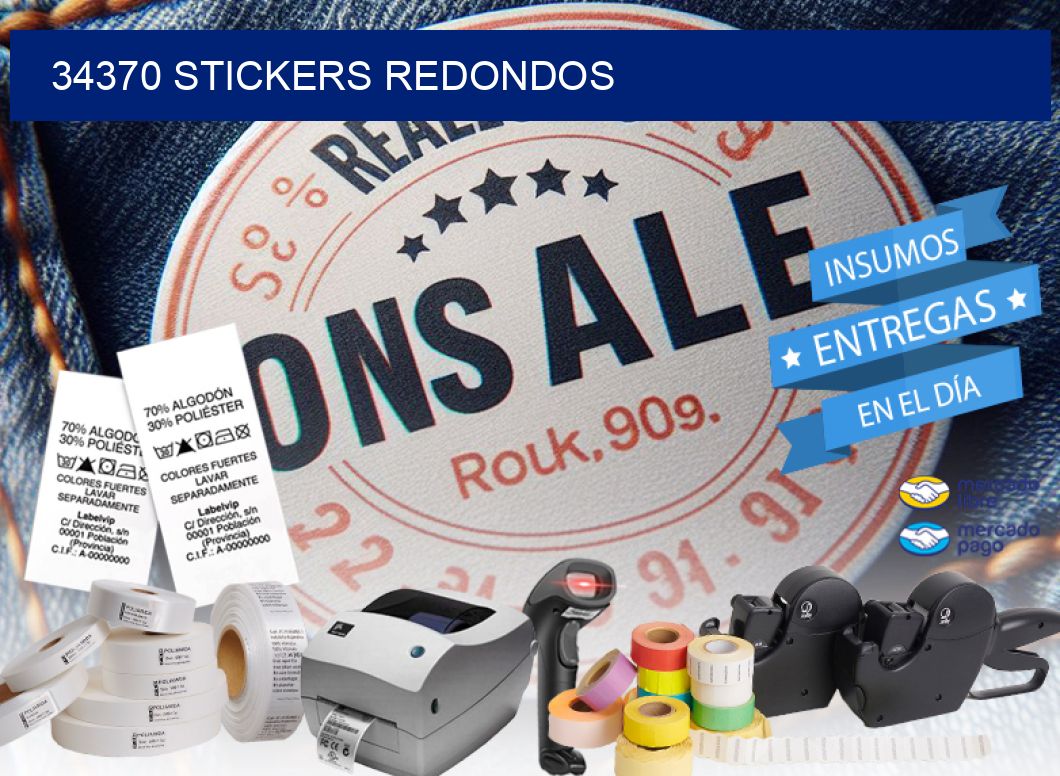 34370 STICKERS REDONDOS