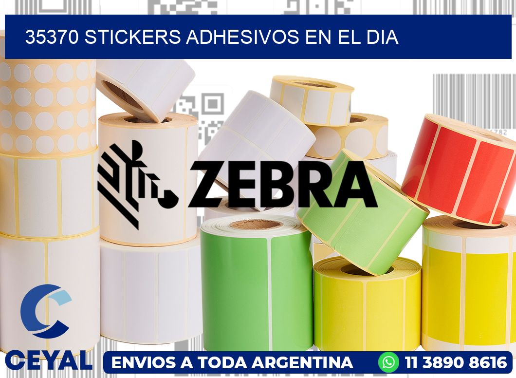 35370 stickers adhesivos en el dia