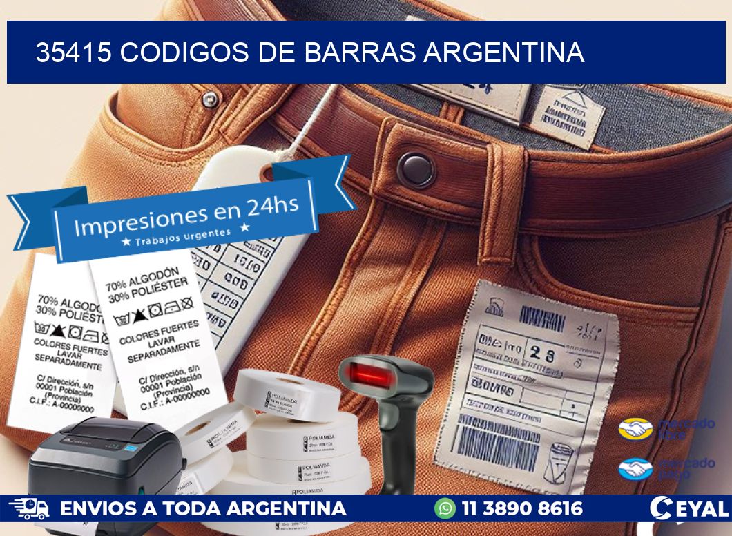 35415 CODIGOS DE BARRAS ARGENTINA