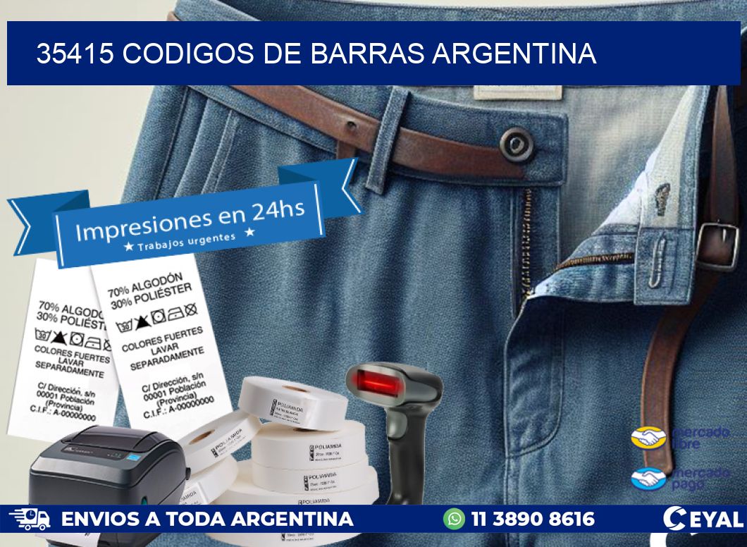 35415 CODIGOS DE BARRAS ARGENTINA