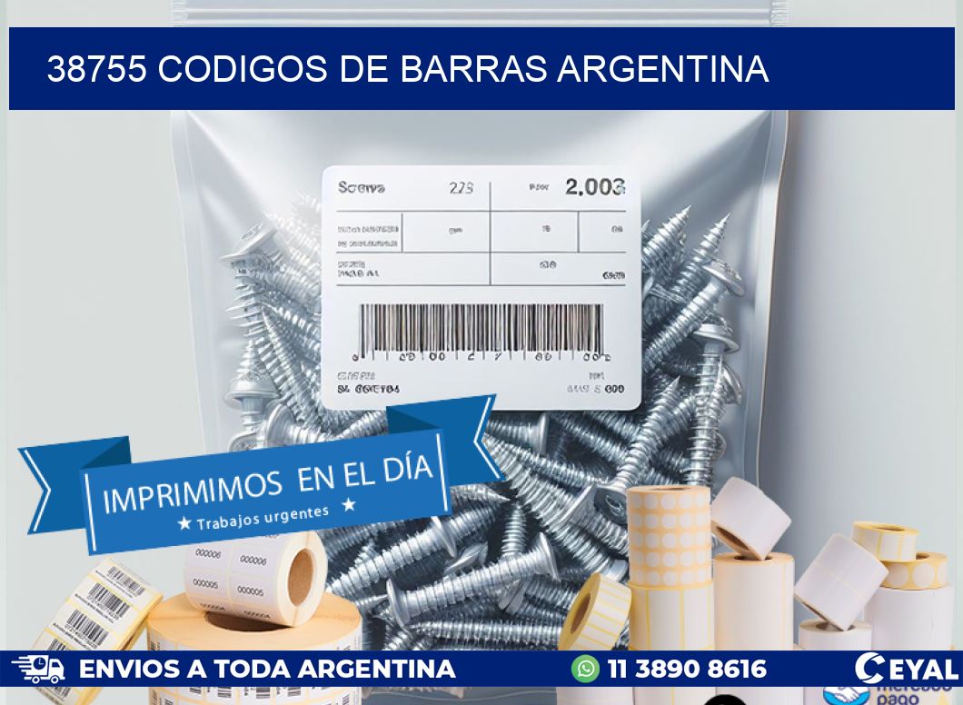 38755 CODIGOS DE BARRAS ARGENTINA