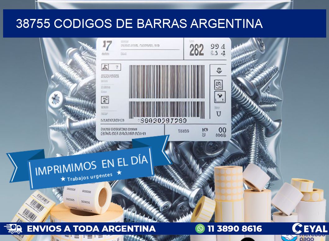 38755 CODIGOS DE BARRAS ARGENTINA