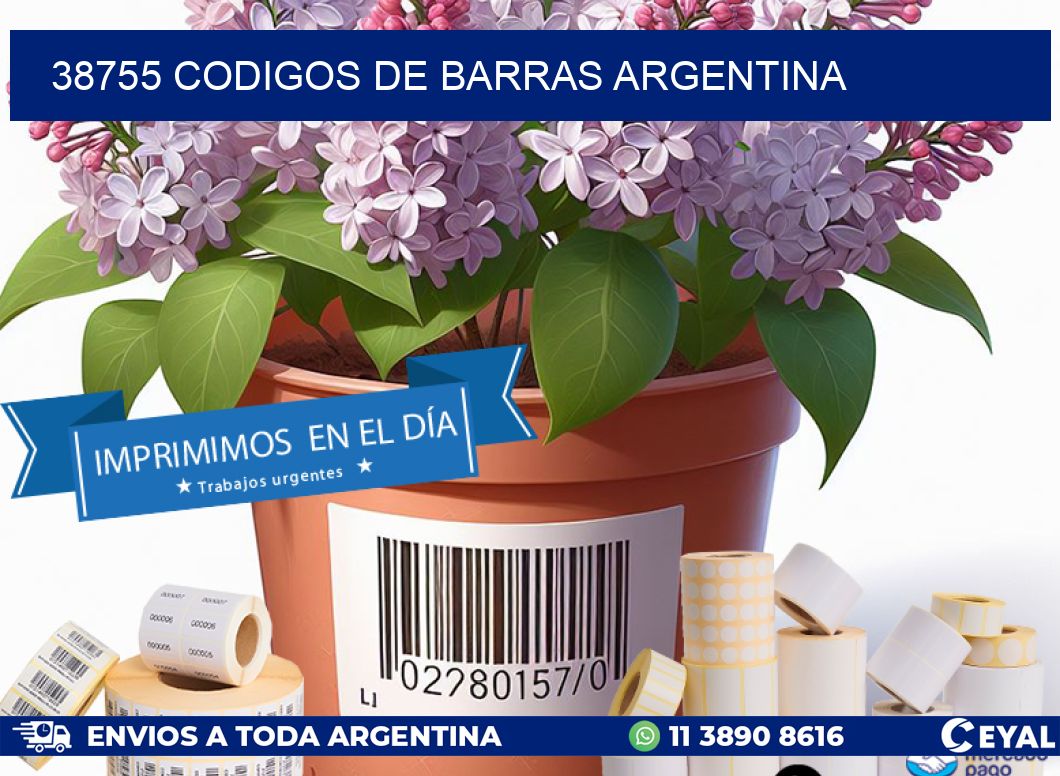 38755 CODIGOS DE BARRAS ARGENTINA