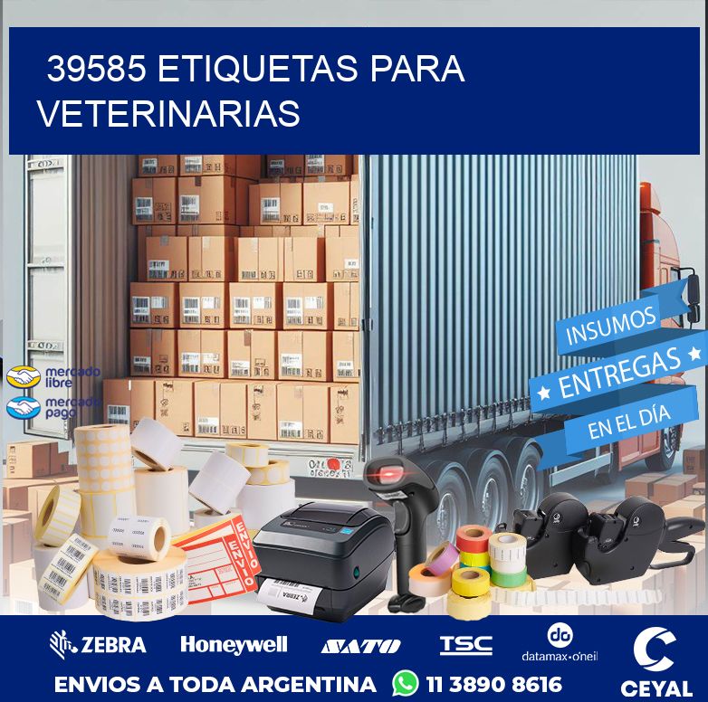 39585 ETIQUETAS PARA VETERINARIAS
