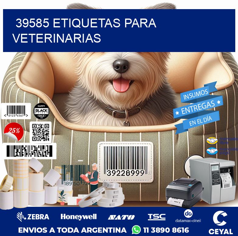 39585 ETIQUETAS PARA VETERINARIAS