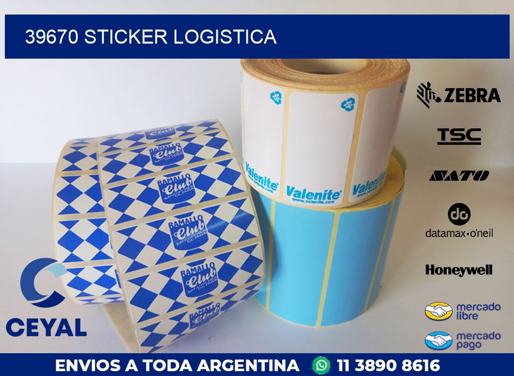 39670 STICKER LOGISTICA