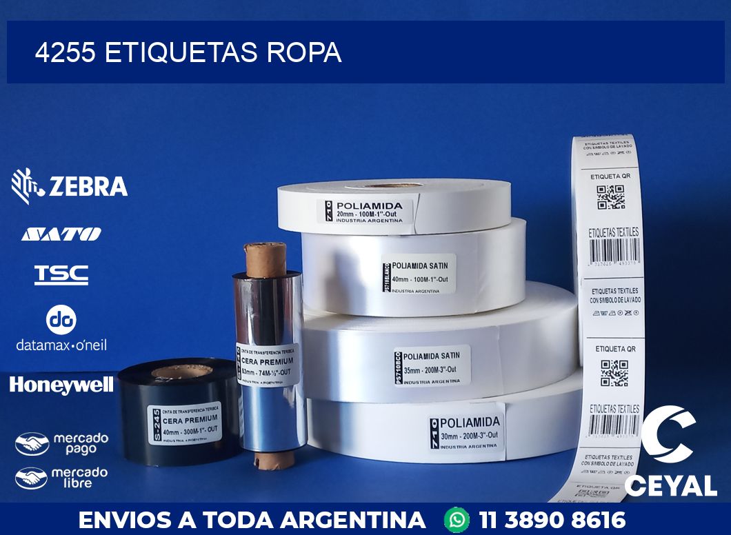 4255 ETIQUETAS ROPA