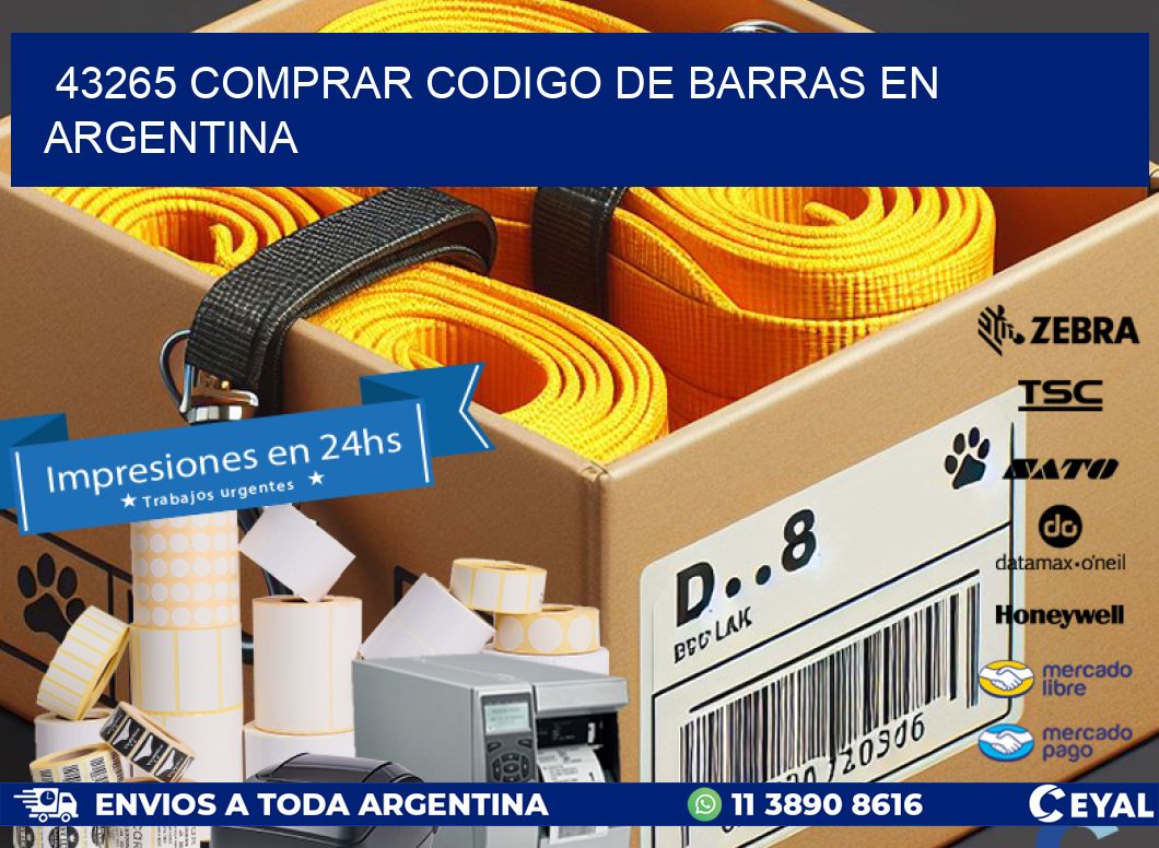 43265 Comprar Codigo de Barras en Argentina