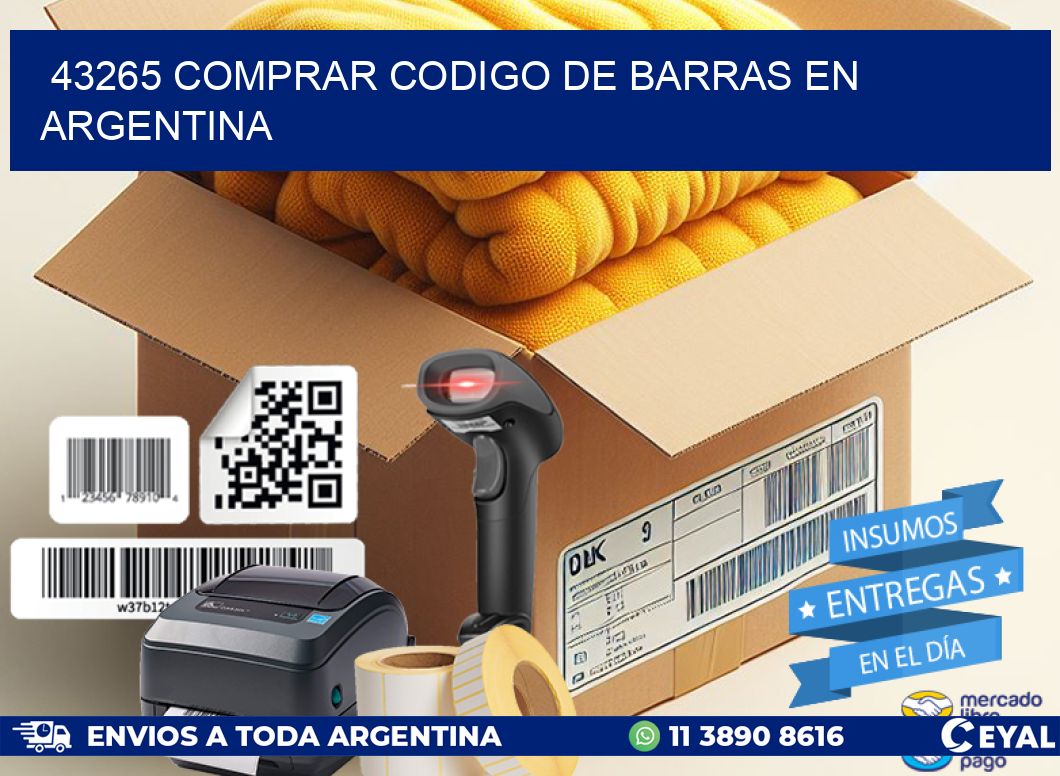 43265 Comprar Codigo de Barras en Argentina
