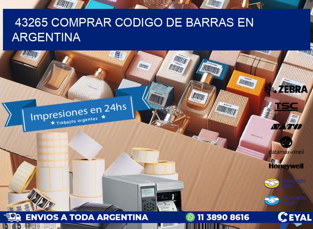 43265 Comprar Codigo de Barras en Argentina