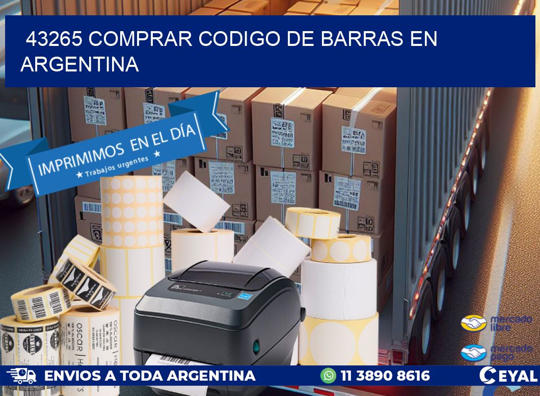 43265 Comprar Codigo de Barras en Argentina