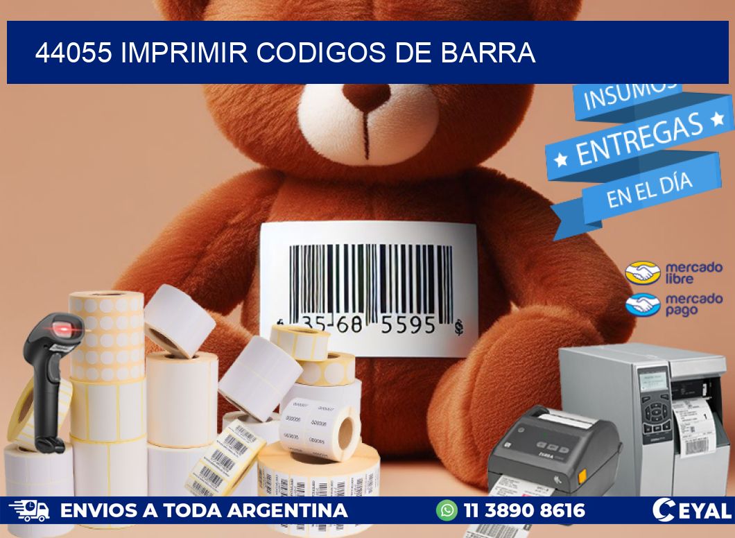 44055 imprimir codigos de barra