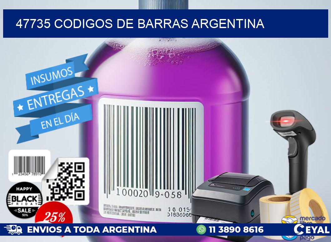 47735 CODIGOS DE BARRAS ARGENTINA