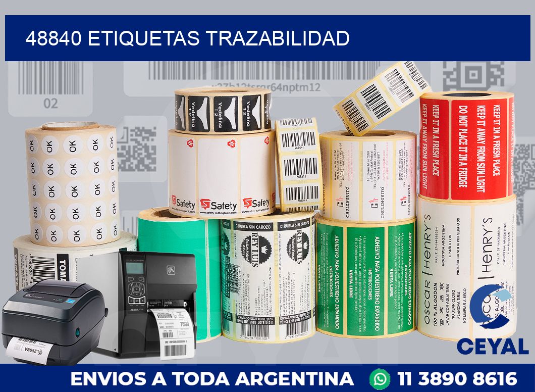 48840 etiquetas trazabilidad