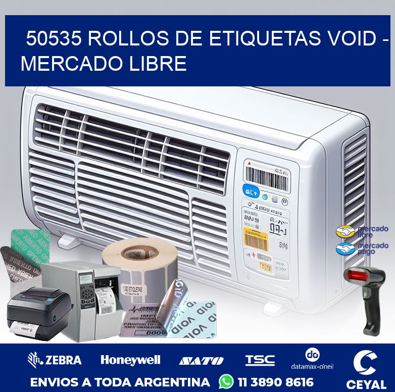 50535 ROLLOS DE ETIQUETAS VOID - MERCADO LIBRE