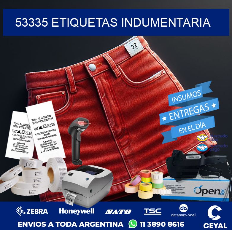 53335 ETIQUETAS INDUMENTARIA