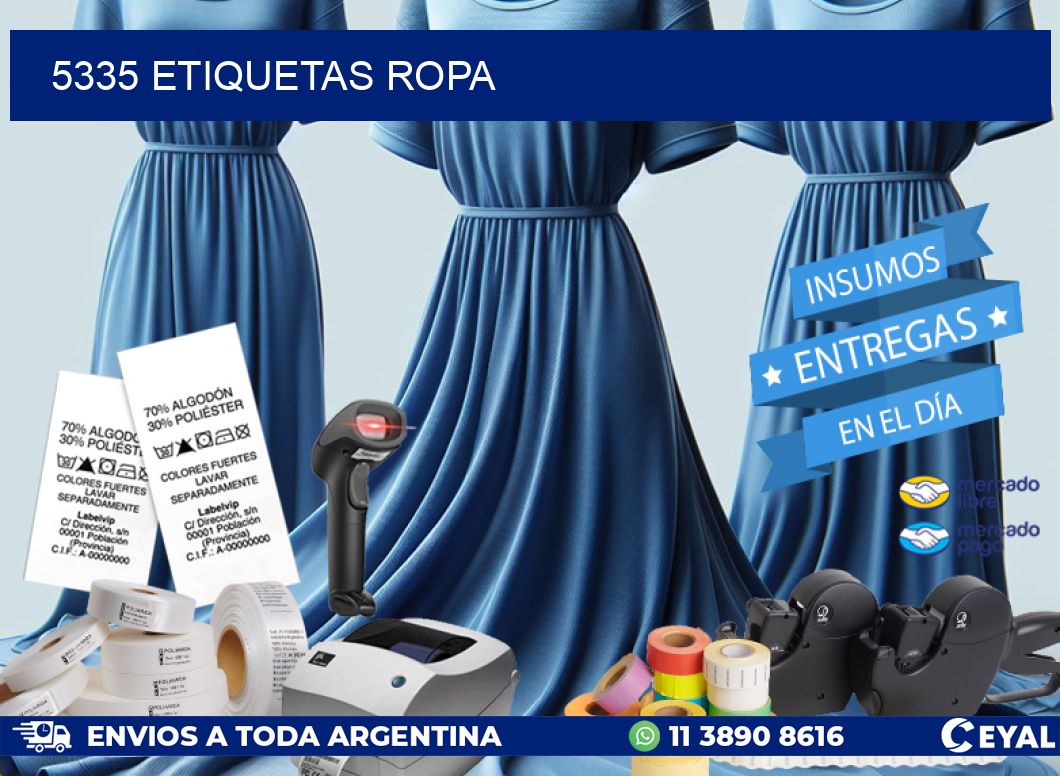 5335 ETIQUETAS ROPA