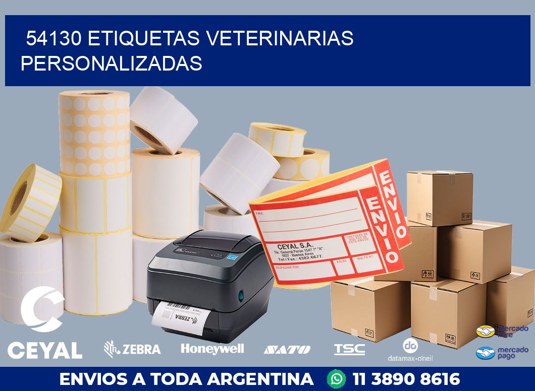 54130 ETIQUETAS VETERINARIAS PERSONALIZADAS