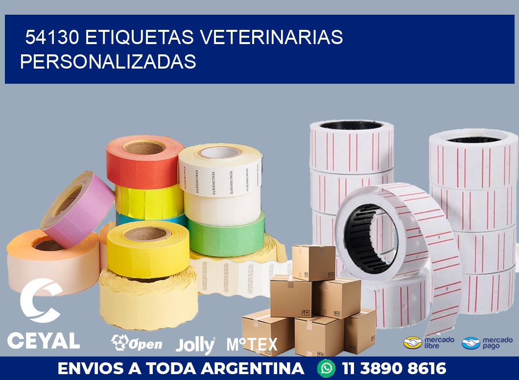 54130 ETIQUETAS VETERINARIAS PERSONALIZADAS