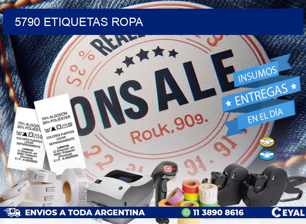 5790 ETIQUETAS ROPA