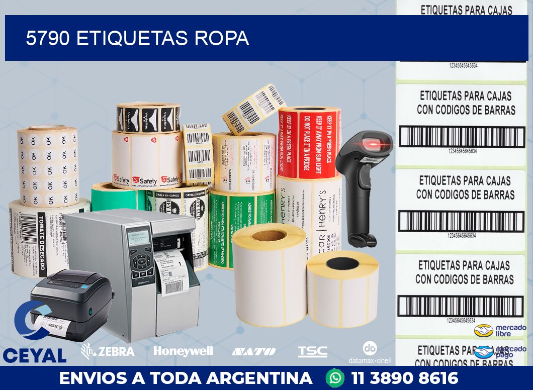 5790 ETIQUETAS ROPA