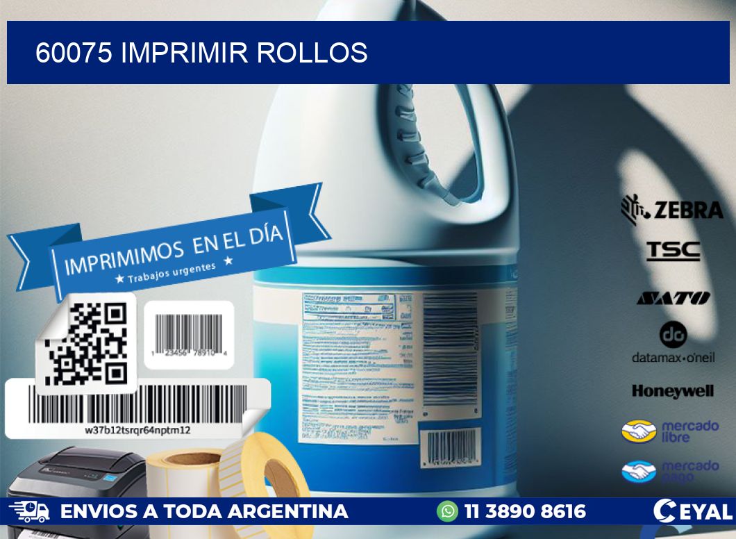 60075 imprimir rollos