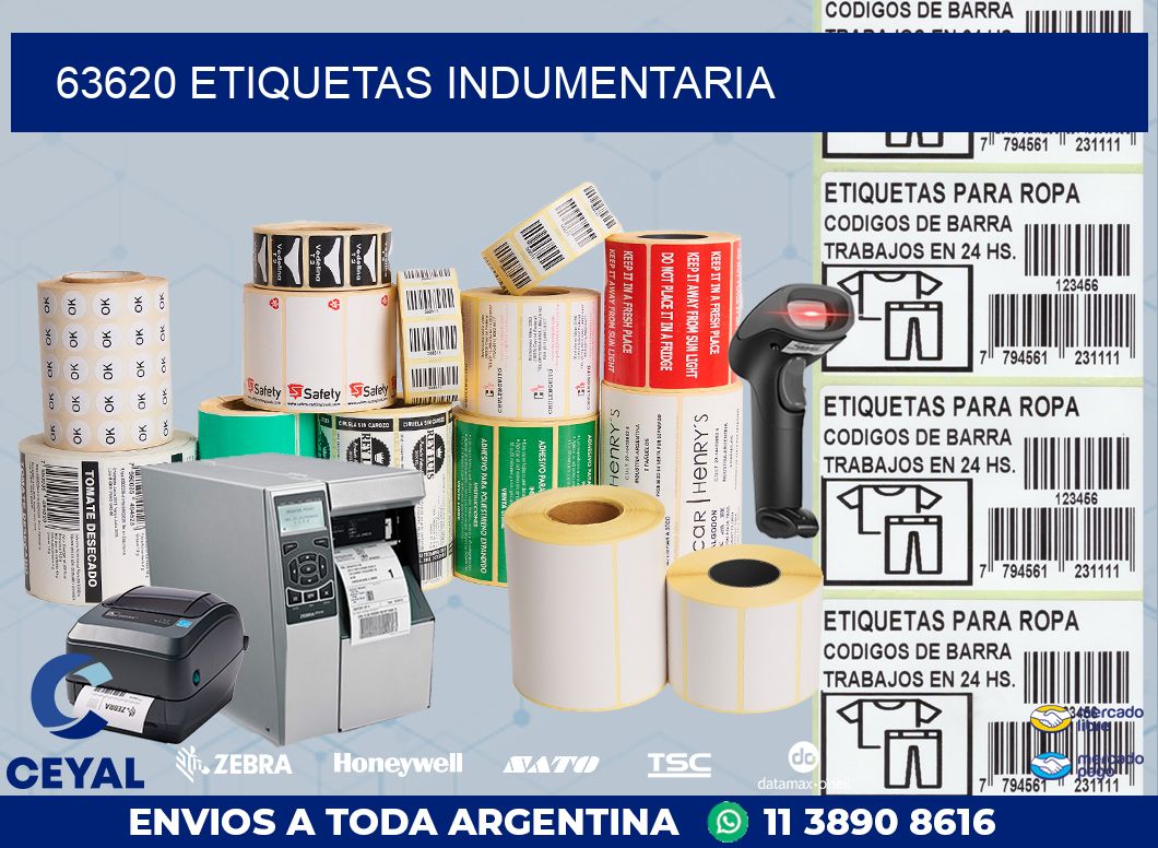 63620 ETIQUETAS INDUMENTARIA