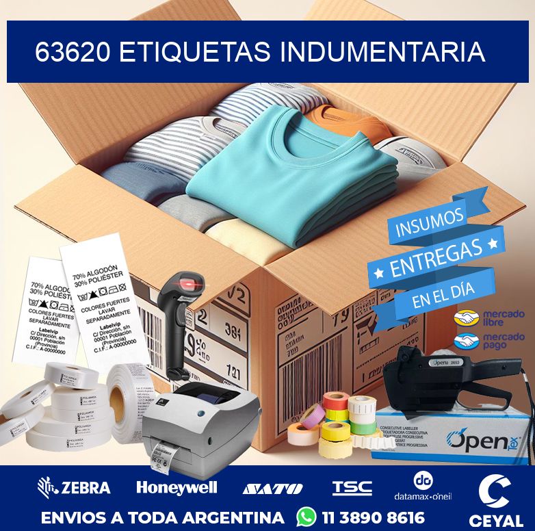 63620 ETIQUETAS INDUMENTARIA