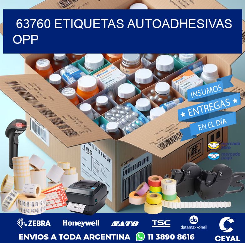 63760 ETIQUETAS AUTOADHESIVAS OPP