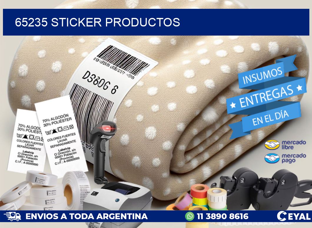 65235 STICKER PRODUCTOS