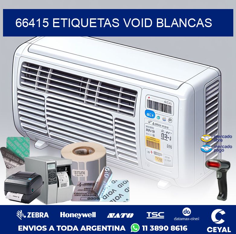 66415 ETIQUETAS VOID BLANCAS
