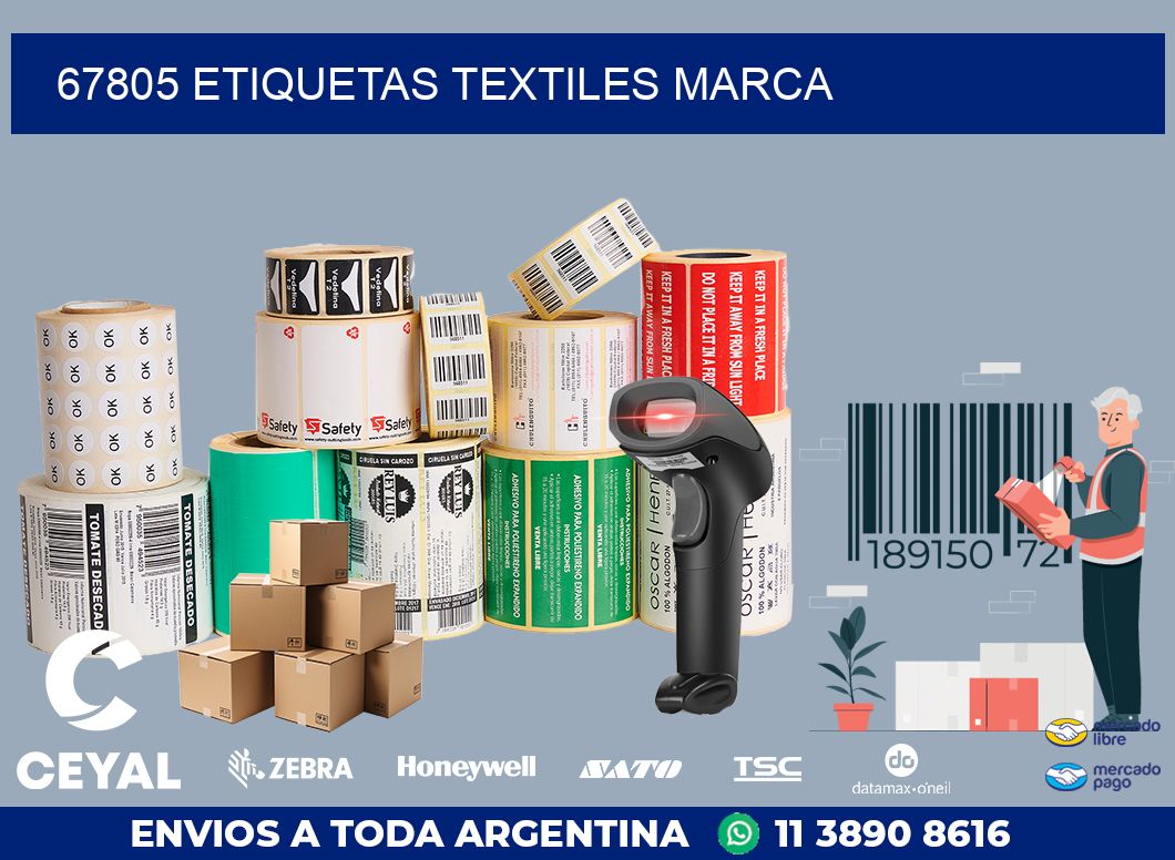 67805 ETIQUETAS TEXTILES MARCA