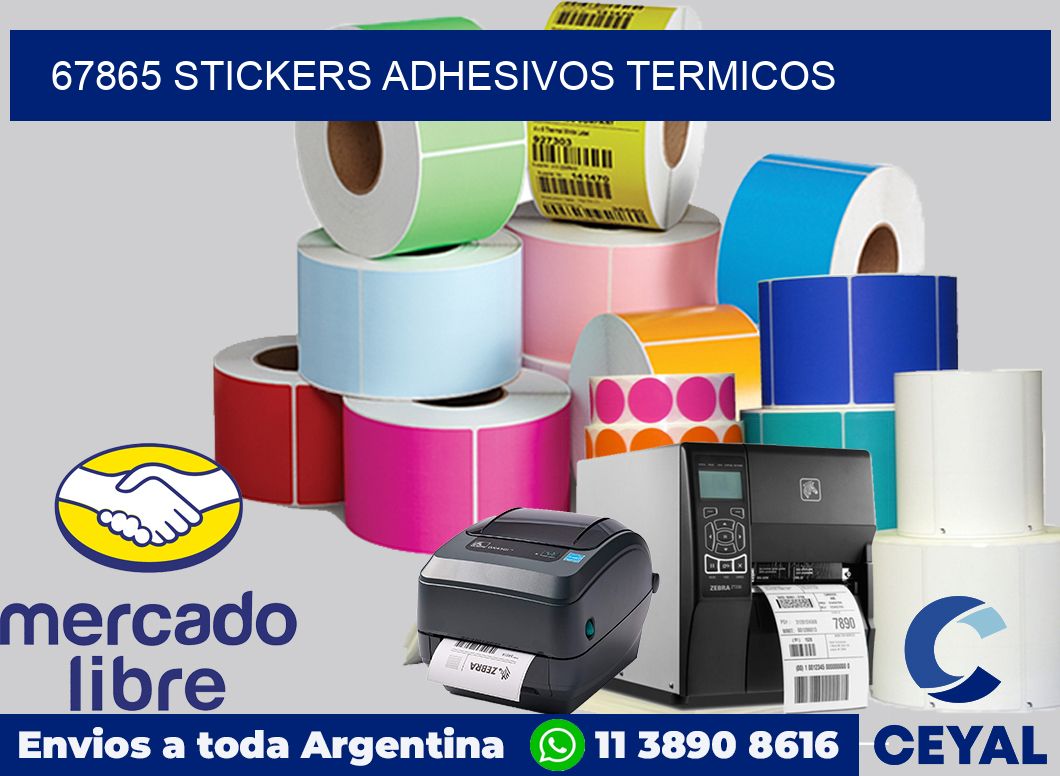 67865 stickers adhesivos termicos