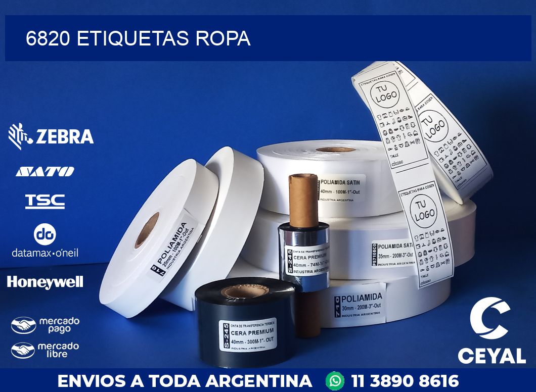 6820 ETIQUETAS ROPA