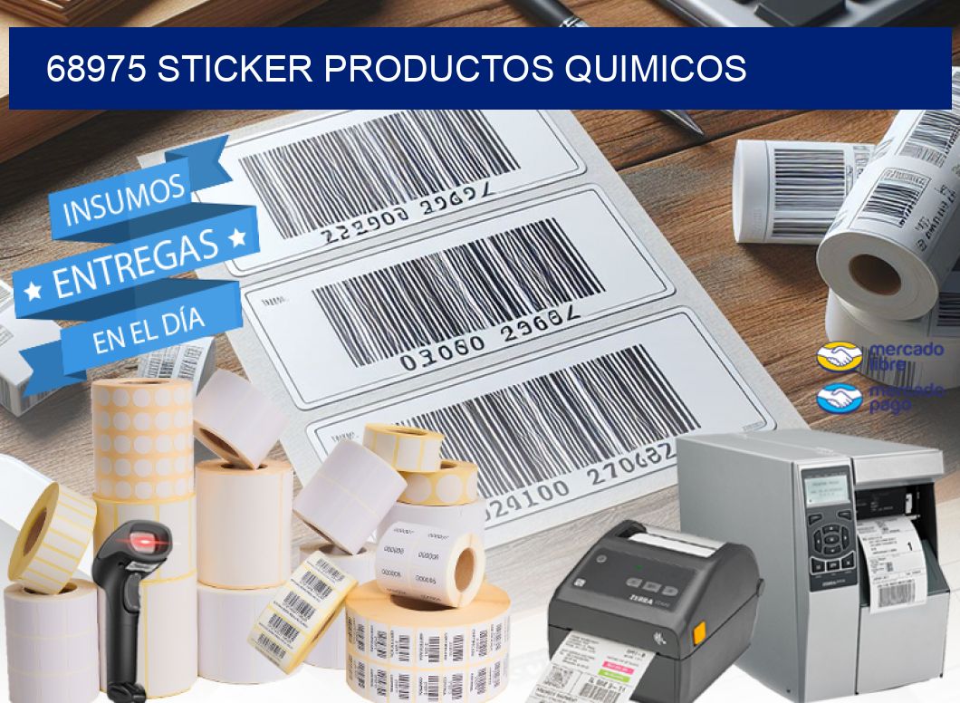 68975 STICKER PRODUCTOS QUIMICOS