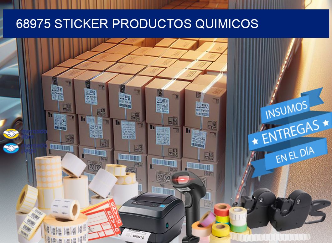 68975 STICKER PRODUCTOS QUIMICOS