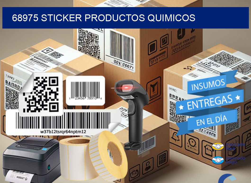 68975 STICKER PRODUCTOS QUIMICOS